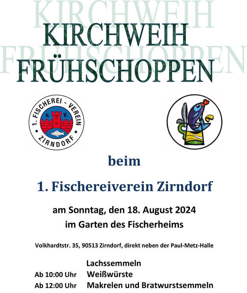 Flyer Frühschoppen 2024