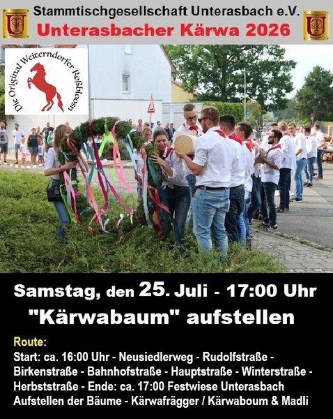 3b 26 K&auml;rwabaum aufstellen mit Musik
