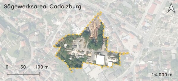 Kartenansicht, Altes S&auml;gewerkareal 
