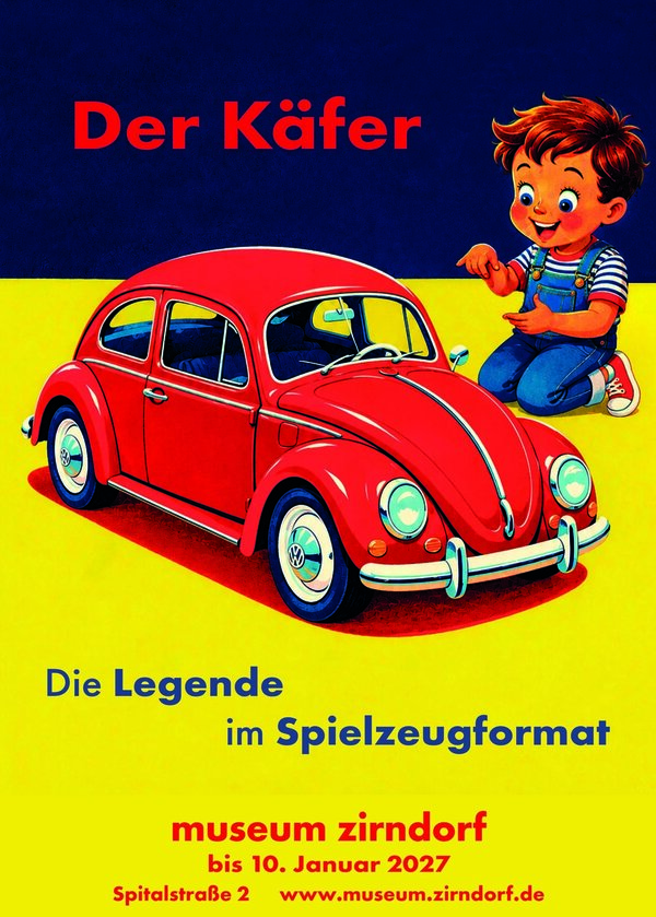 Museum Zirndorf Plakat VW K&auml;fer 2026